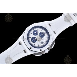 Royal Oak Offshore 26402 CER/CER/White RU White/Blue/Stk TKF A3126 Mod