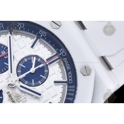 Royal Oak Offshore 26402 CER/CER/White RU White/Blue/Stk TKF A3126 Mod