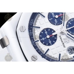 Royal Oak Offshore 26402 CER/CER/White RU White/Blue/Stk TKF A3126 Mod