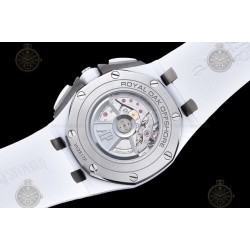 Royal Oak Offshore 26402 CER/CER/White RU White/Blue/Stk TKF A3126 Mod