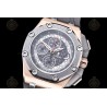 Royal Oak Offshore 26568 RG/CER/Grey RU Grey/Black/Stk TKF A3126 Mod