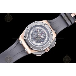 Royal Oak Offshore 26568 RG/CER/Grey RU Grey/Black/Stk TKF A3126 Mod