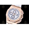 Royal Oak Offshore 26568 RG/White RU White/Stk TKF A3126 Mod