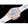 Royal Oak Offshore 26568 RG/White RU White/Stk TKF A3126 Mod