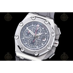 Royal Oak Offshore 26568 SS/Grey RU Grey/Black/Stk TKF A3126 Mod