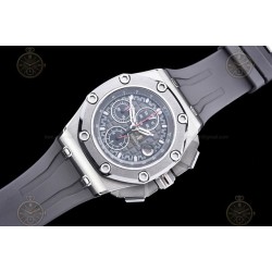 Royal Oak Offshore 26568 SS/Grey RU Grey/Black/Stk TKF A3126 Mod