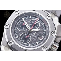 Royal Oak Offshore 26568 SS/Grey RU Grey/Black/Stk TKF A3126 Mod