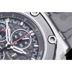 Royal Oak Offshore 26568 SS/Grey RU Grey/Black/Stk TKF A3126 Mod