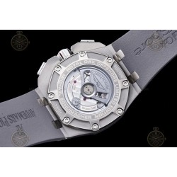 Royal Oak Offshore 26568 SS/Grey RU Grey/Black/Stk TKF A3126 Mod