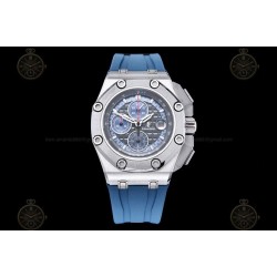 Royal Oak Offshore 26568 SS/Blue RU Grey/Blue/Stk TKF A3126 Mod