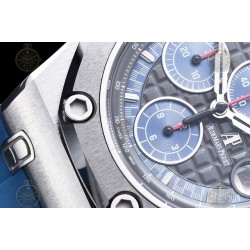 Royal Oak Offshore 26568 SS/Blue RU Grey/Blue/Stk TKF A3126 Mod