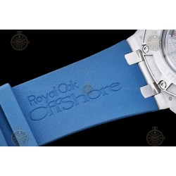 Royal Oak Offshore 26568 SS/Blue RU Grey/Blue/Stk TKF A3126 Mod