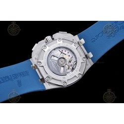 Royal Oak Offshore 26568 SS/Blue RU Grey/Blue/Stk TKF A3126 Mod