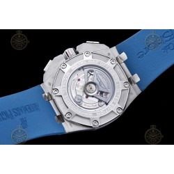 Royal Oak Offshore 26568 SS/Blue RU Grey/Blue/Stk TKF A3126 Mod