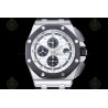 Royal Oak Offshore 26400 SS/RU White/Black/Stk TKF A3126 Mod