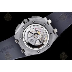 Royal Oak Offshore 26400 SS/RU White/Black/Stk TKF A3126 Mod