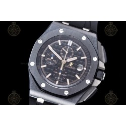 Royal Oak Offshore 26405CE CER/RU Black/Black/Stk TKF A3126 Mod