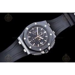 Royal Oak Offshore 26405CE CER/RU Black/Black/Stk TKF A3126 Mod