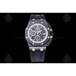 Royal Oak Offshore 26405CE CER/RU Black/Black/White/Stk TKF A3126 Mod