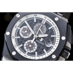 Royal Oak Offshore 26405CE CER/RU Black/Black/White/Stk TKF A3126 Mod