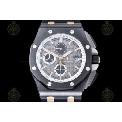 Royal Oak Offshore 26405CE CER/RG/RU Grey/Black/Stk TKF A3126 Mod