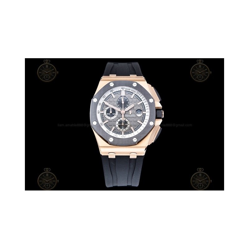 Royal Oak Offshore RG/RU Grey/Black/Stk TKF A3126 Mod