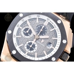 Royal Oak Offshore RG/RU Grey/Black/Stk TKF A3126 Mod