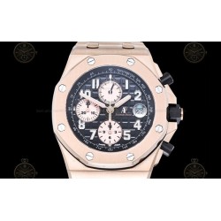 Royal Oak Offshore RG/RG Black/Rose Gold/Num TKF A3126 Mod