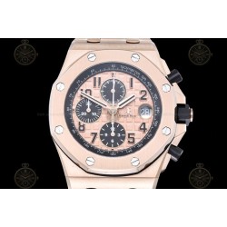 Royal Oak Offshore RG/RG Rose Gold/Black/Num TKF A3126 Mod