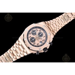 Royal Oak Offshore RG/RG Rose Gold/Black/Num TKF A3126 Mod