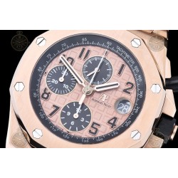 Royal Oak Offshore RG/RG Rose Gold/Black/Num TKF A3126 Mod