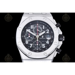 Royal Oak Offshore Chrono 42mm SS/SS Black/Black/Num TKF A3126 Mod