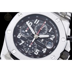 Royal Oak Offshore Chrono 42mm SS/SS Black/Black/Num TKF A3126 Mod