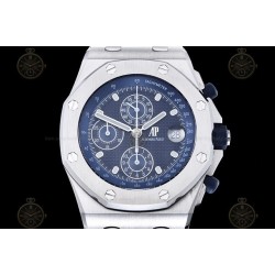 Royal Oak Offshore Chrono 42mm SS/SS Blue/Blue/Num TKF A3126 Mod