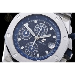 Royal Oak Offshore Chrono 42mm SS/SS Blue/Blue/Num TKF A3126 Mod