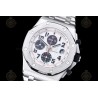 Royal Oak Offshore Chrono 42mm SS/SS White/Black/Num TKF A3126 Mod