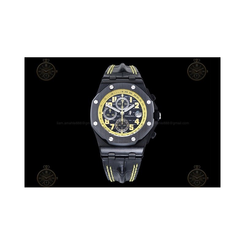 Royal Oak Offshore Chrono 42mm  FC/LE Black/Black/Num TKF A3126