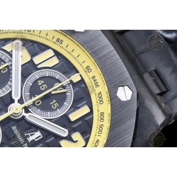 Royal Oak Offshore Chrono 42mm  FC/LE Black/Black/Num TKF A3126