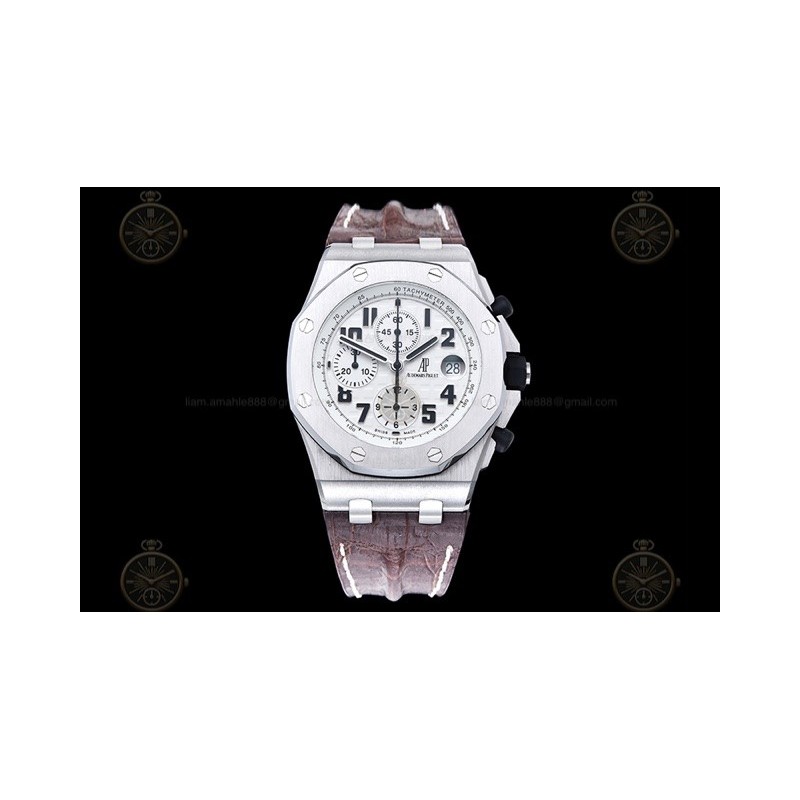 Royal Oak Offshore Chrono 42mm SS/LE White/White/Num TKF A3126