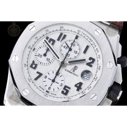 Royal Oak Offshore Chrono 42mm SS/LE White/White/Num TKF A3126