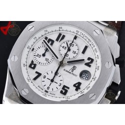 Royal Oak Offshore Chrono 42mm SS/LE White/White/Num TKF A3126