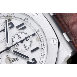 Royal Oak Offshore Chrono 42mm SS/LE White/White/Num TKF A3126