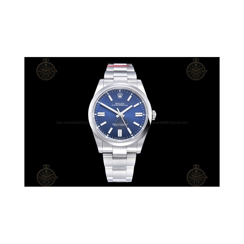 Oyster Perpetual 41mm 124300 904L SS/Oys Blue/Stk VSF V2 VS3230