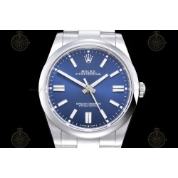 Oyster Perpetual 41mm 124300 904L SS/Oys Blue/Stk VSF V2 VS3230