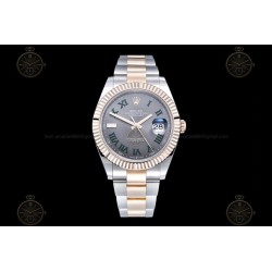 Datejust 41mm 126331 904L RG-SS/Flt/Oys Grey/Rmn EWE A3235