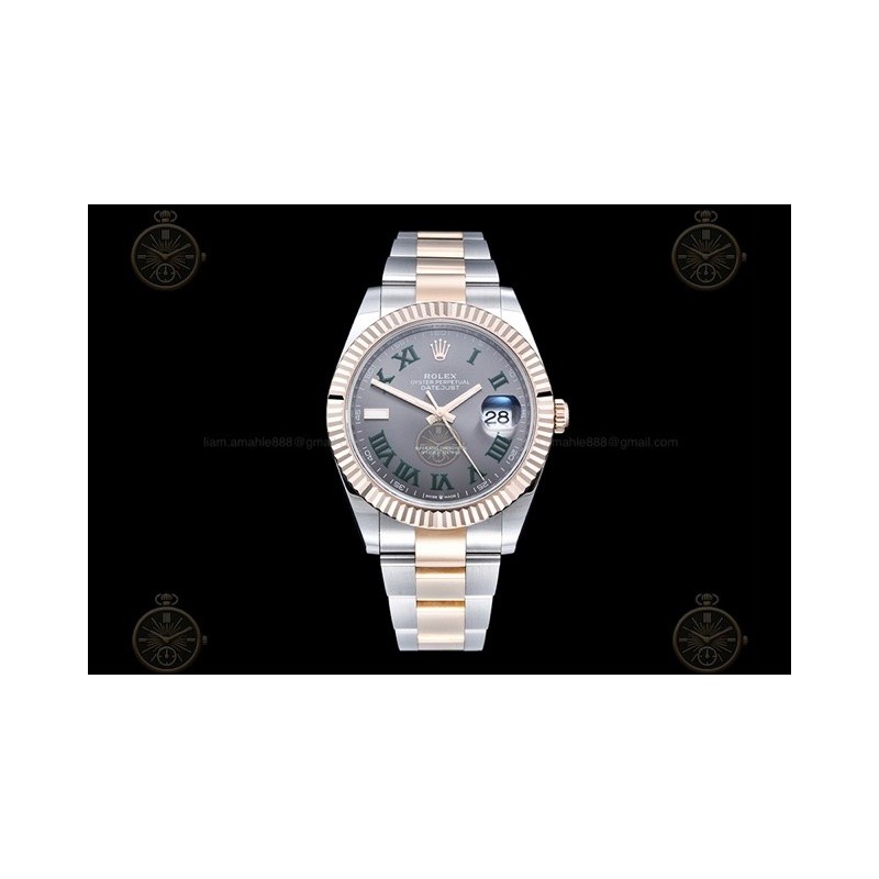 Datejust 41mm 126331 904L RG-SS/Flt/Oys Grey/Rmn EWE A3235