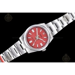 Oyster Perpetual 41mm 124300 904L SS/Oys Red/Stk VSF V2 VS3230