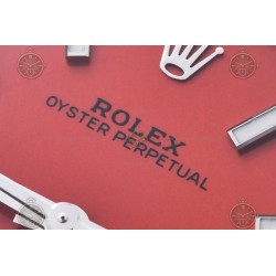 Oyster Perpetual 41mm 124300 904L SS/Oys Red/Stk VSF V2 VS3230