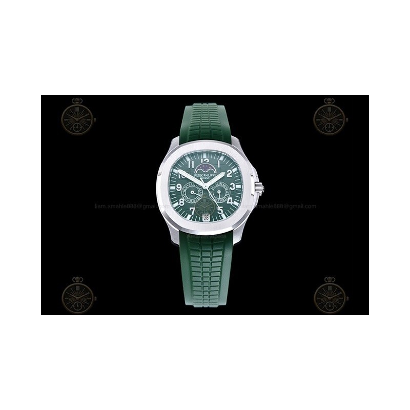 Aquanaut 5261 SS/RU Green/Num F3K 9015 mod