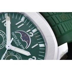 Aquanaut 5261 SS/RU Green/Num F3K 9015 mod